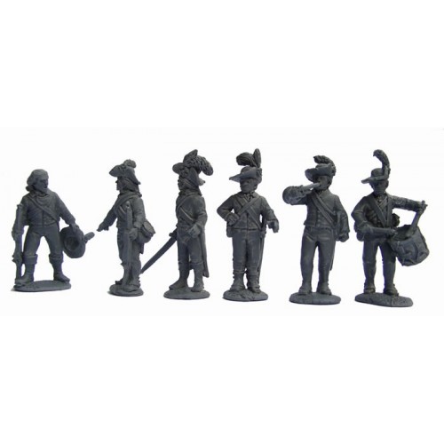 British Infantry Command in slouch hats and roundaboutsí
