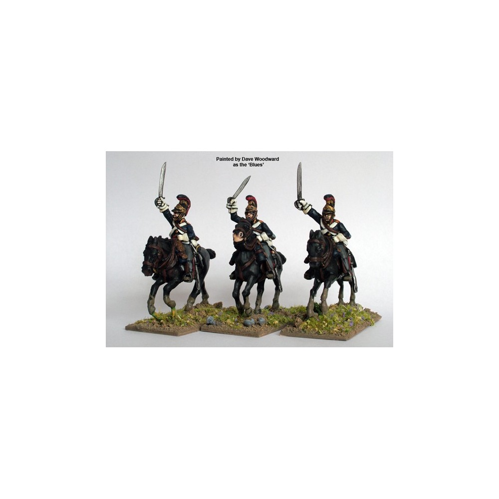 British Household Cavalry charging British Household Cavalry charging