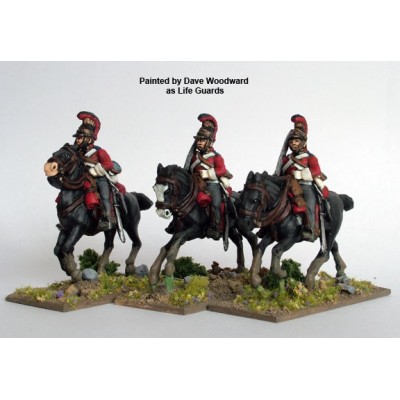 British Household Cavalry galloping