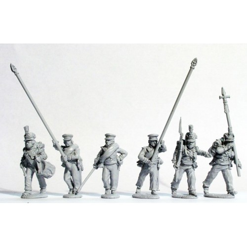 Hanoverian militia (Osterode battalion) command advancing
