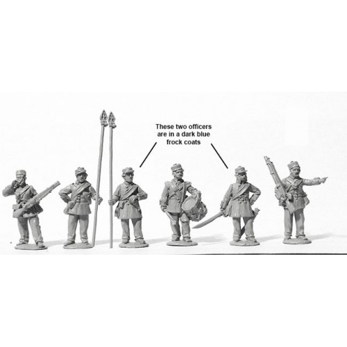 Line Infantry command standing