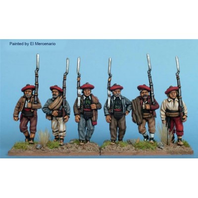 Non-uniformed volunteers wearing Basque bonnet