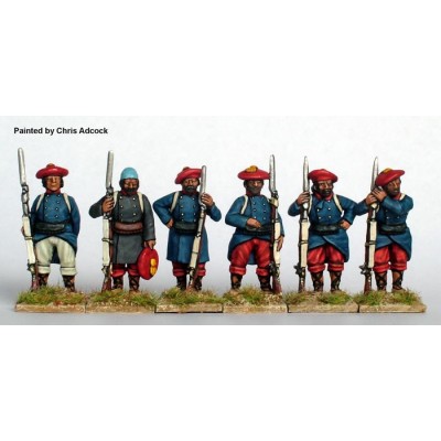 Infantry standing at ease