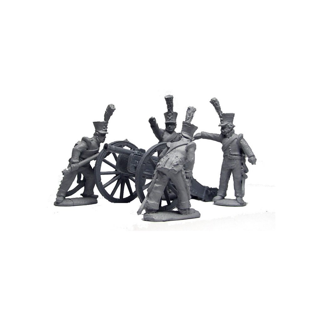 Dutch/Belgian Horse Artillery firing 6 pounder (includes gun) Dutch/Belgian Horse Artillery firing 6 pounder (includes gun)