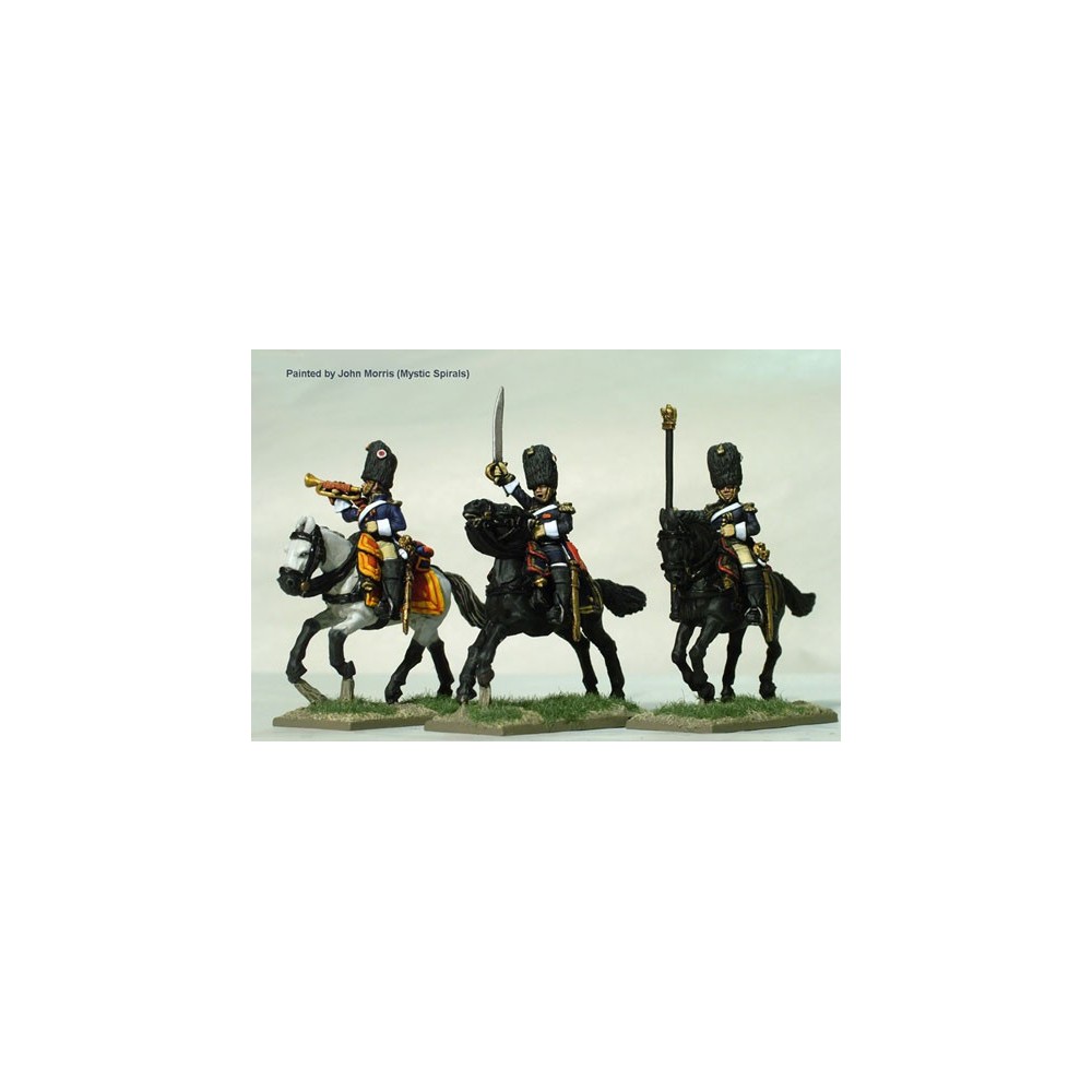 Grenadiers a Cheval of the Imperial Guard command in campaign dress