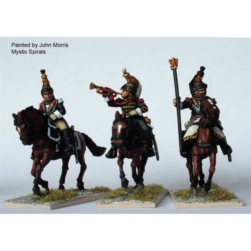 Cuirassier command galloping