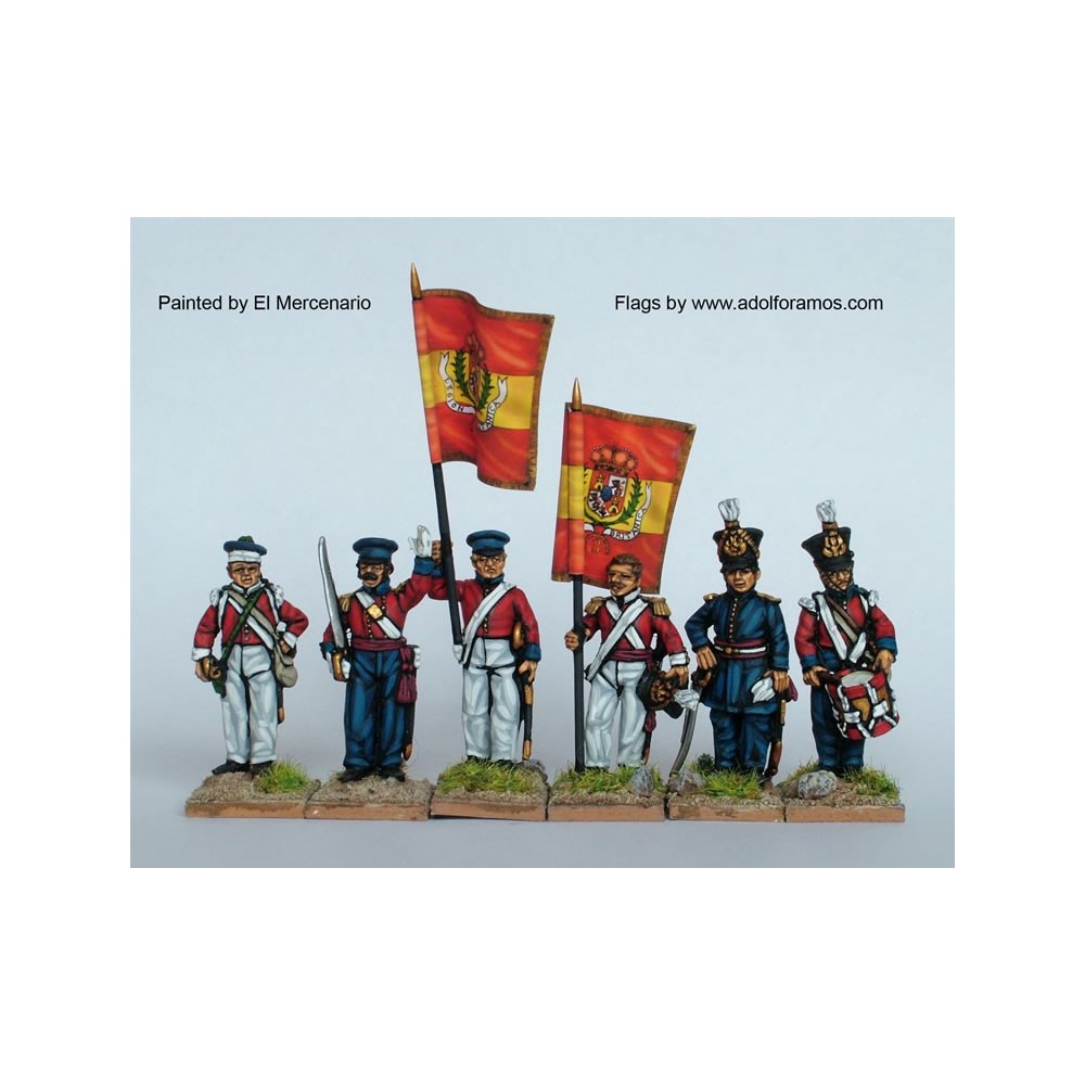 British Auxiliary Legion command standing