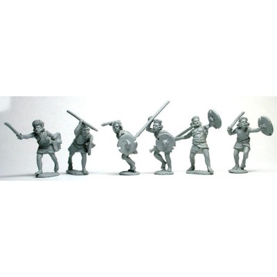 Beja charging /throwing spears and throwing sticks