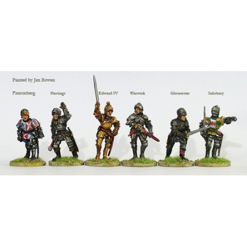 Yorkist command and Warwick on foot (Edward IV