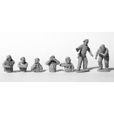Tank crew in berets