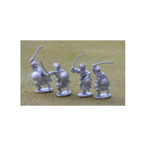 Retreat from Kabul (Set III). Afghan swordsmen