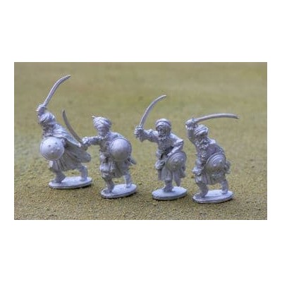 Retreat from Kabul (Set III). Afghan swordsmen