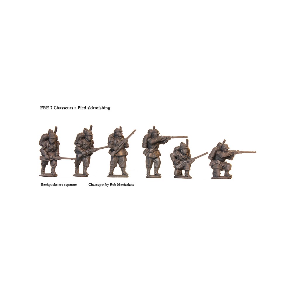 French Chasseurs a Pied skirmishing French Chasseurs a Pied skirmishing
