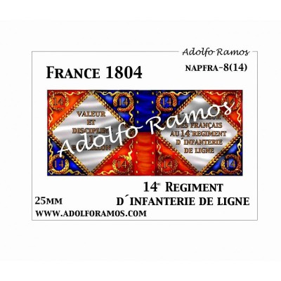 Bandera de Infanteria de Linea 1804