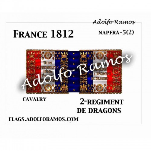 Bandera de Dragones 1812