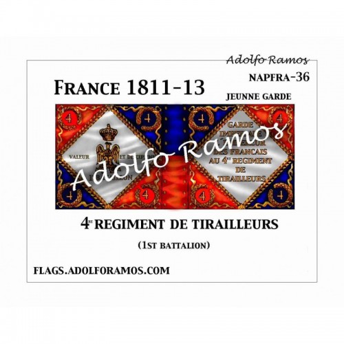 4º Regimiento de Tirailleurs de la Guardia 1811-13
