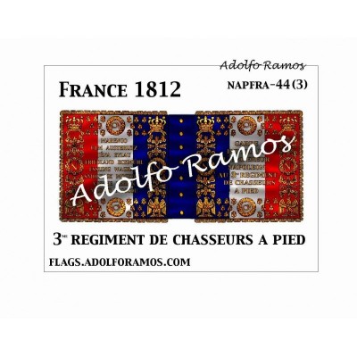 Bandera de Chasseurs a pied 1812-15