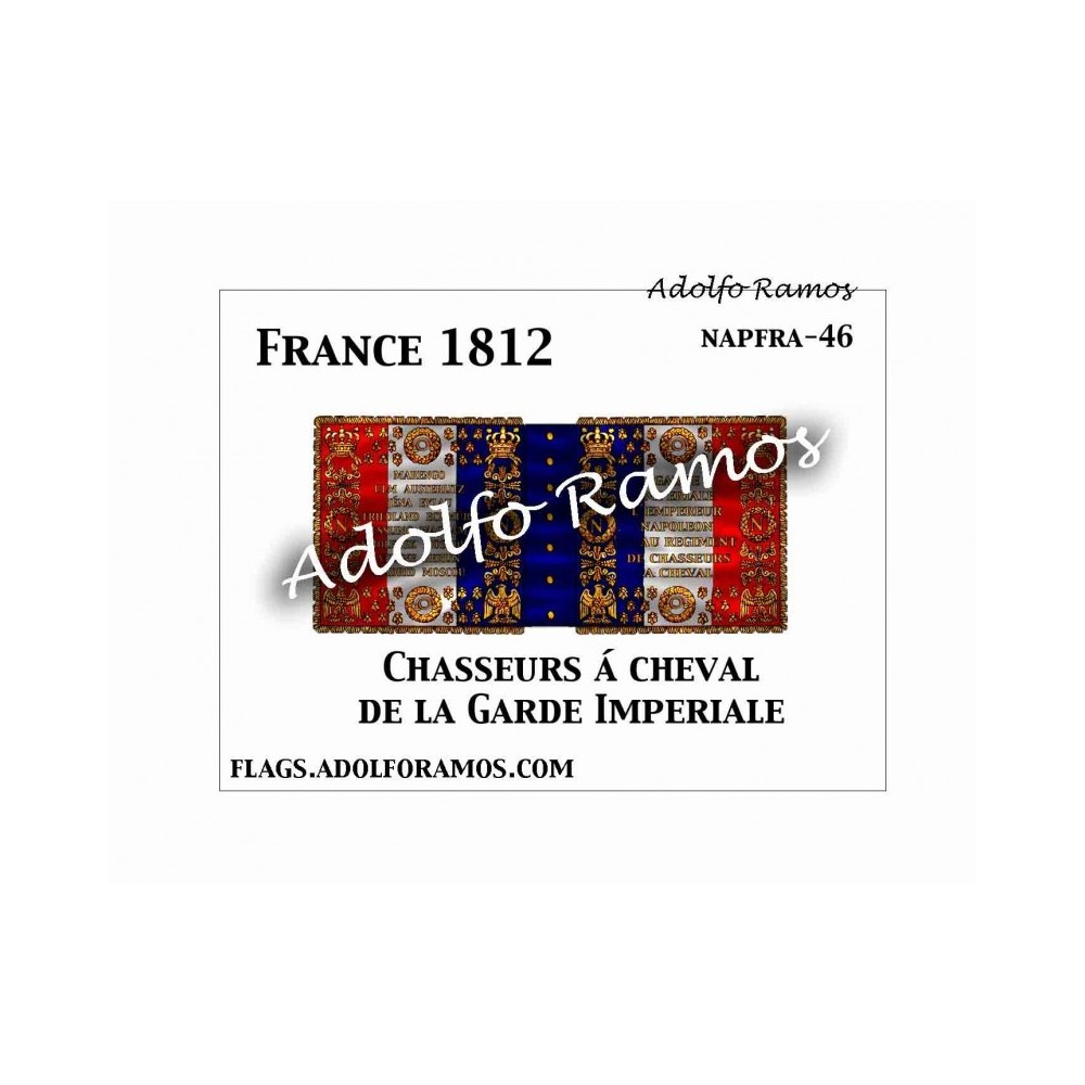 Bandera de Chasseurs a Cheval de la Guardia 1812-15