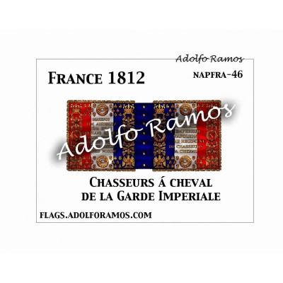 Bandera de Chasseurs a Cheval de la Guardia 1812-15
