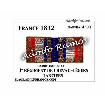 Bandera de Chevaux-Léger Lanciers 1812-15