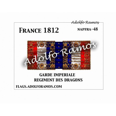 Bandera de Dragones de la Guardia 1812-15