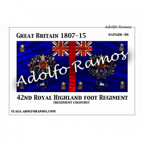 42º Regimiento Royal Highlanders 1807-15 (Regimental Colours)