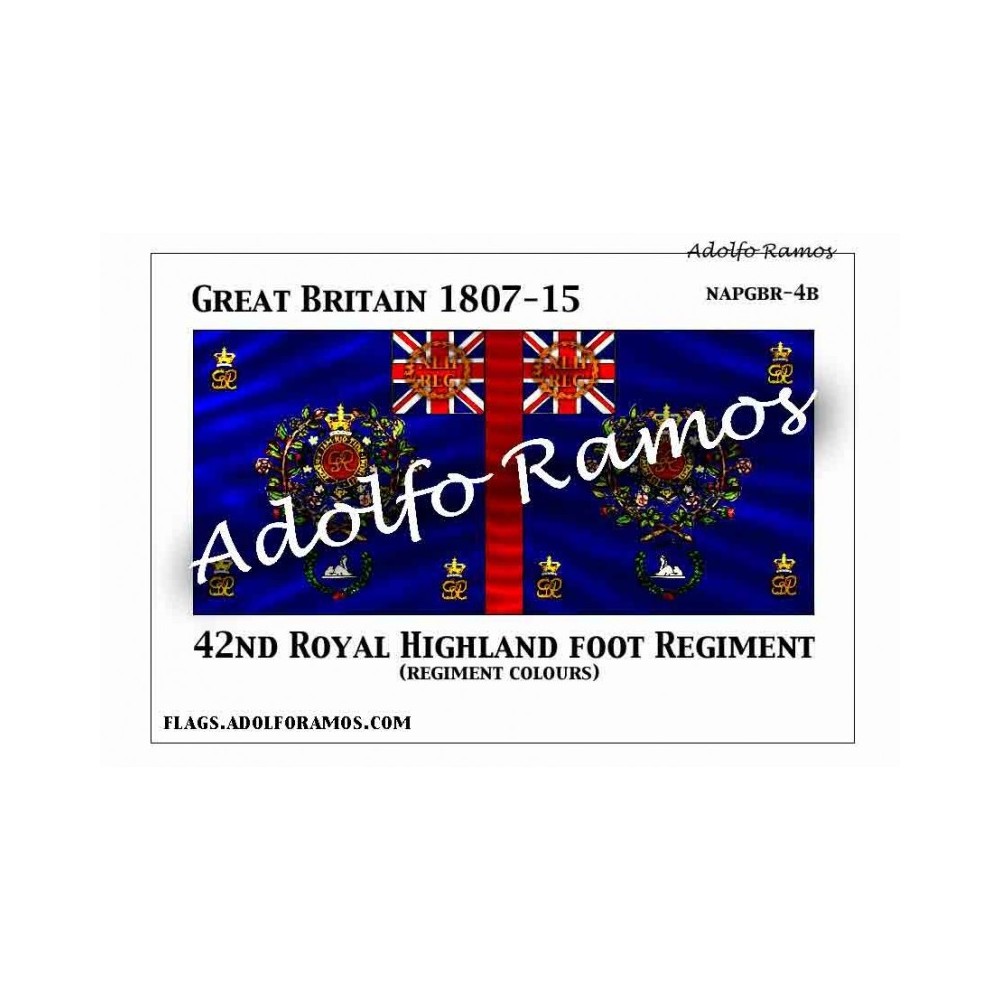 42º Regimiento Royal Highlanders 1807-15 (Regimental Colours) 42º Regimiento Royal Highlanders 1807-15 (Regimental Colours)