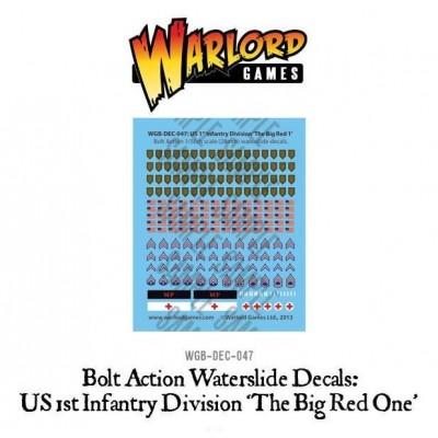 1st Infantry Division Sticker Decal – 'The Big Red One' – Vinyl Graphic – WarlordOne G5462
