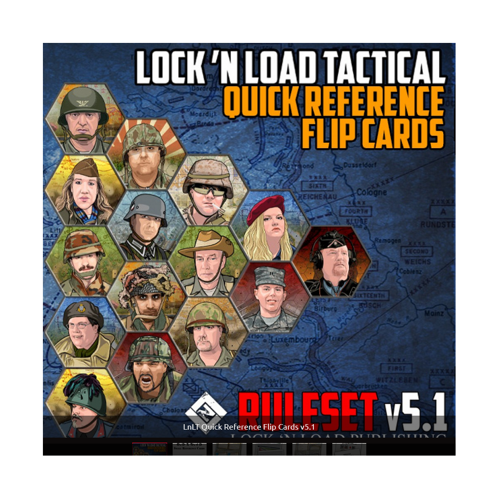 Lock 'n Load Tactical Quick reference Flip Cards