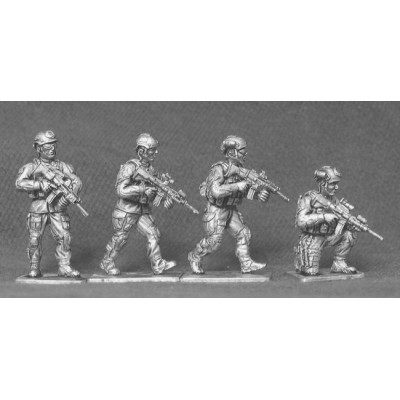 Infantry in shirt sleeves