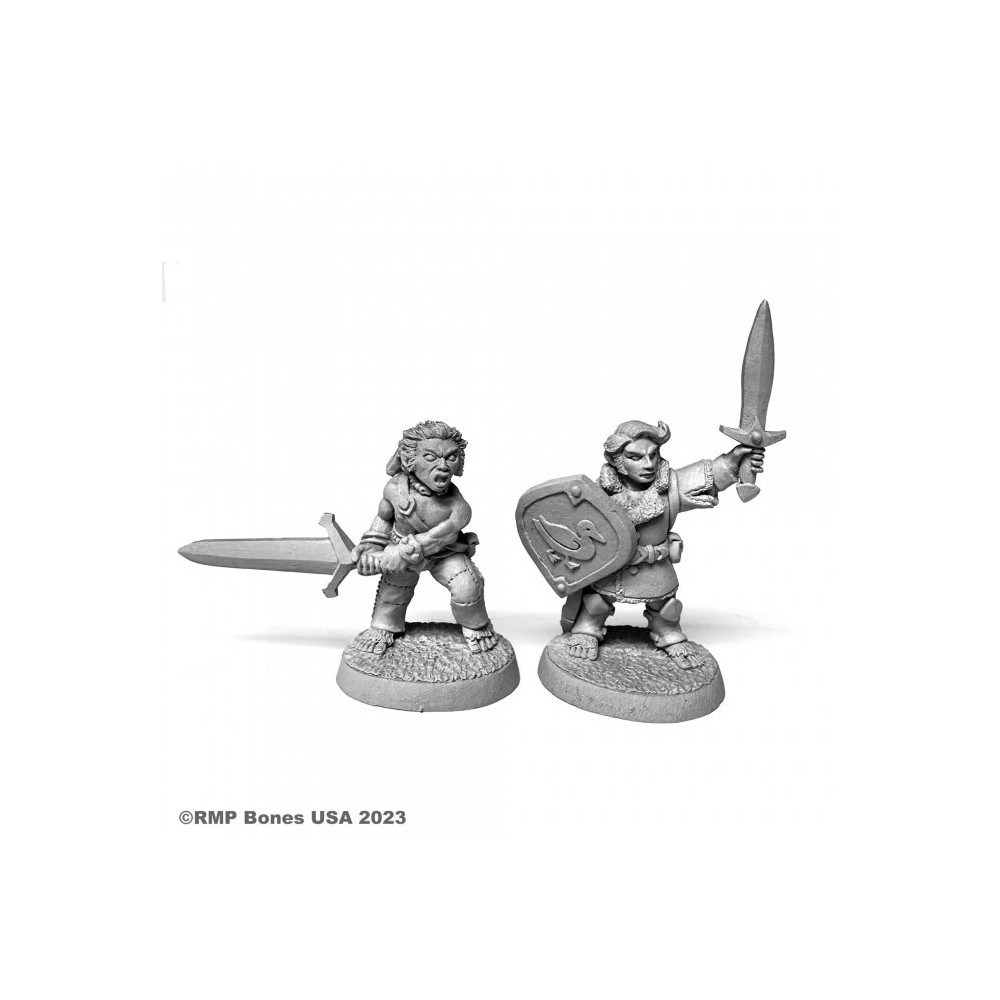 Halfling Fighter and Barbarian