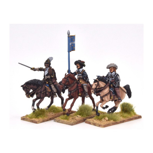 Grupo de mando de caballería francesa