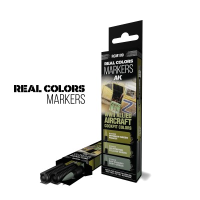 Wwii Allied Aircraft Cockpit Colors - Set 3 R C Markers