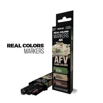 Late German Afv Camo Colors - Set 3R C Markers