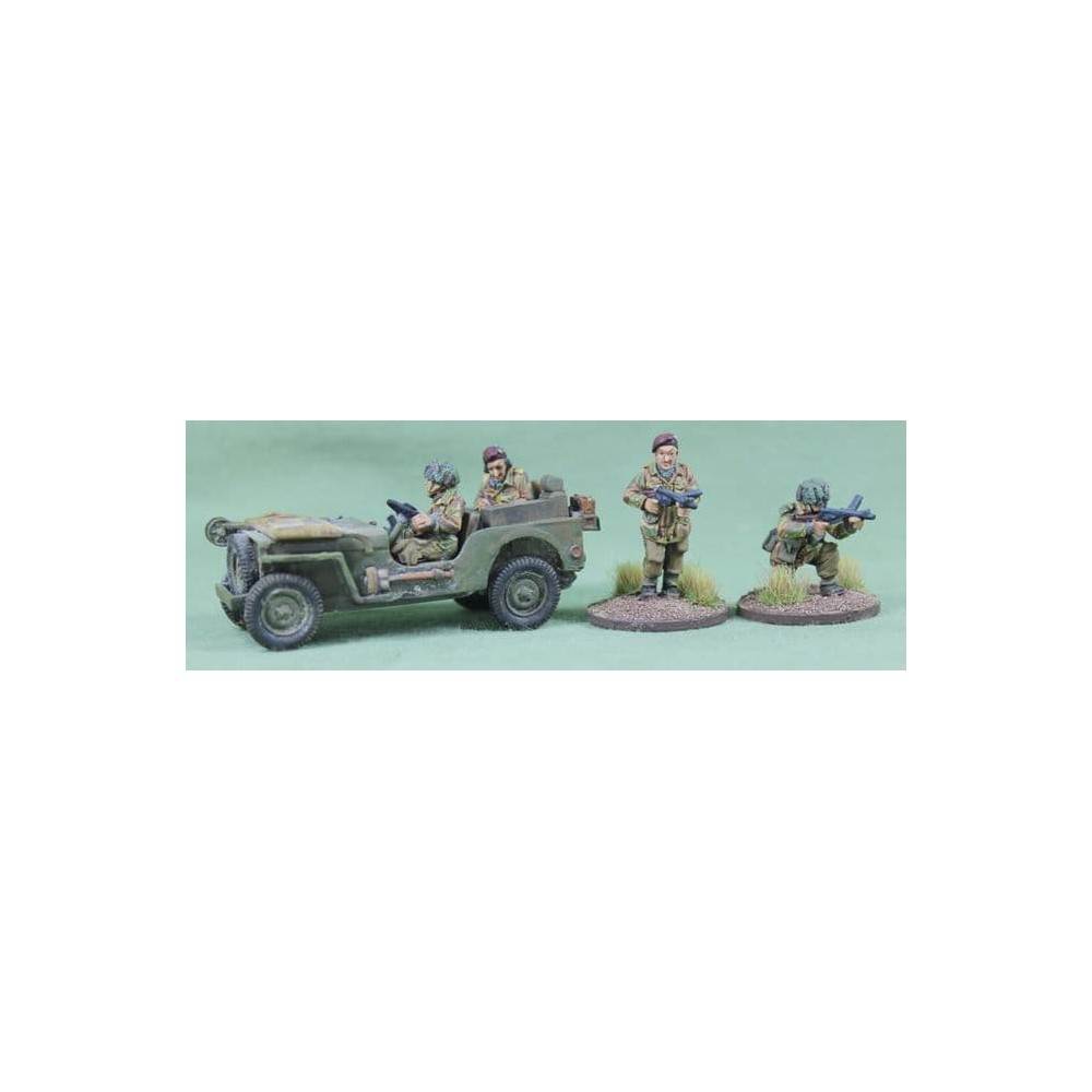 British Airborne Radio Jeep Crew