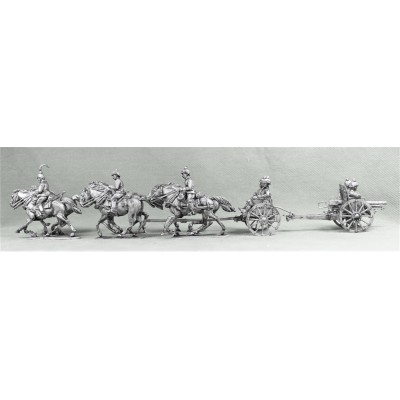 GER19 FULL MONTY 77mm Krupp gun, limber and full crew