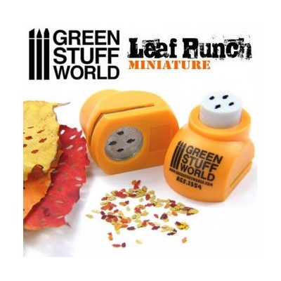 Troqueladora de Hojas Miniatura NARANJA