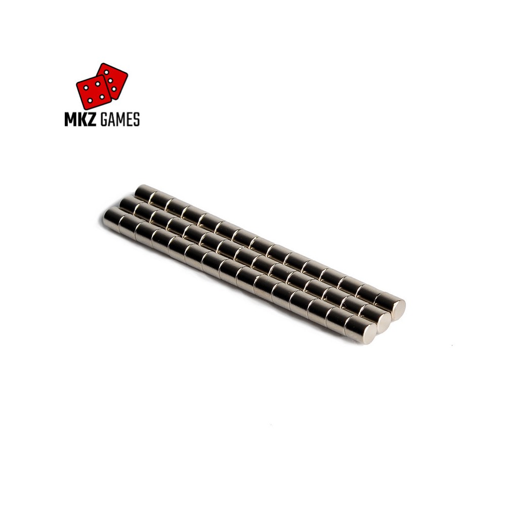 Imanes Neodimio 3x3mm (50 unid)