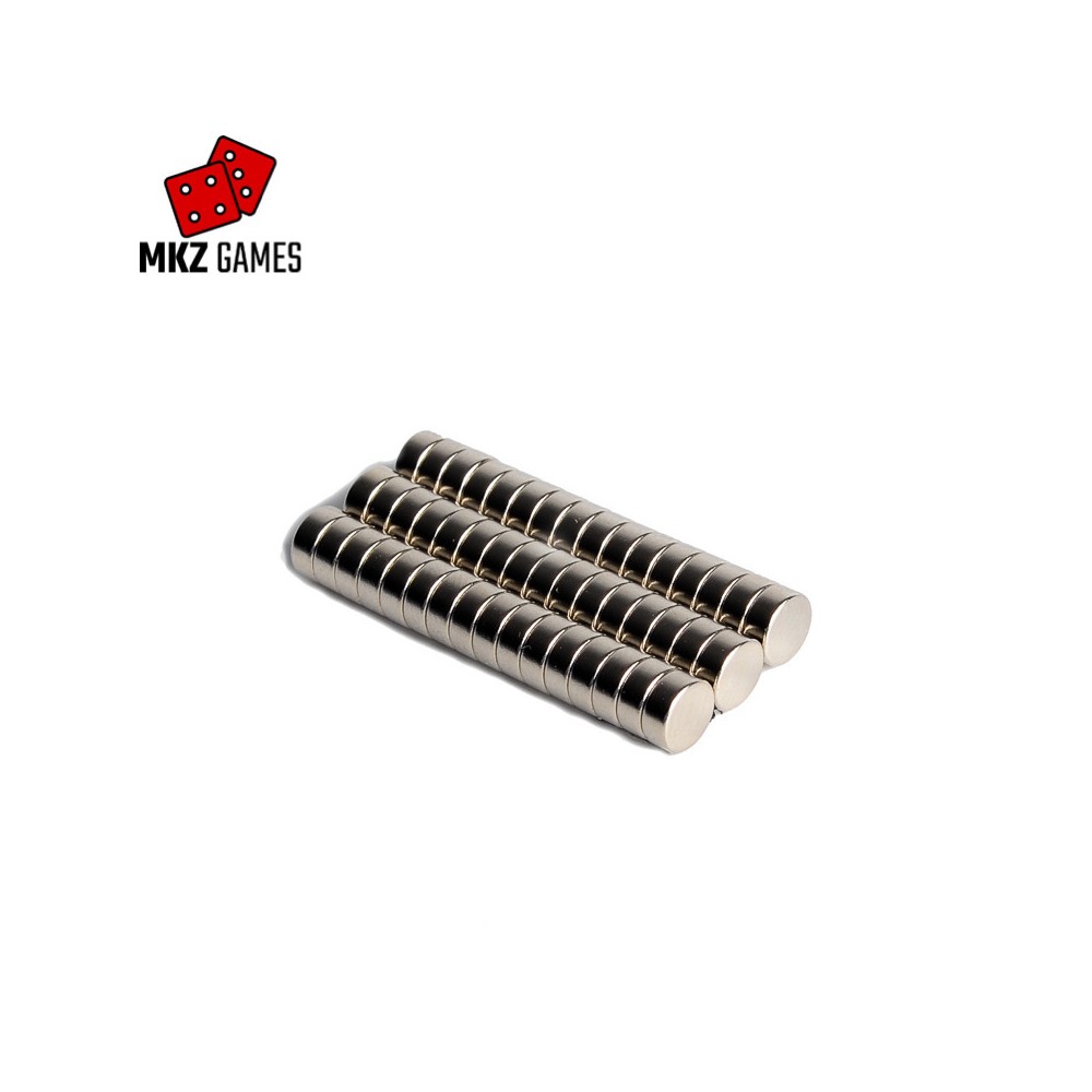 Imanes Neodimio 5x2mm (50 unid)