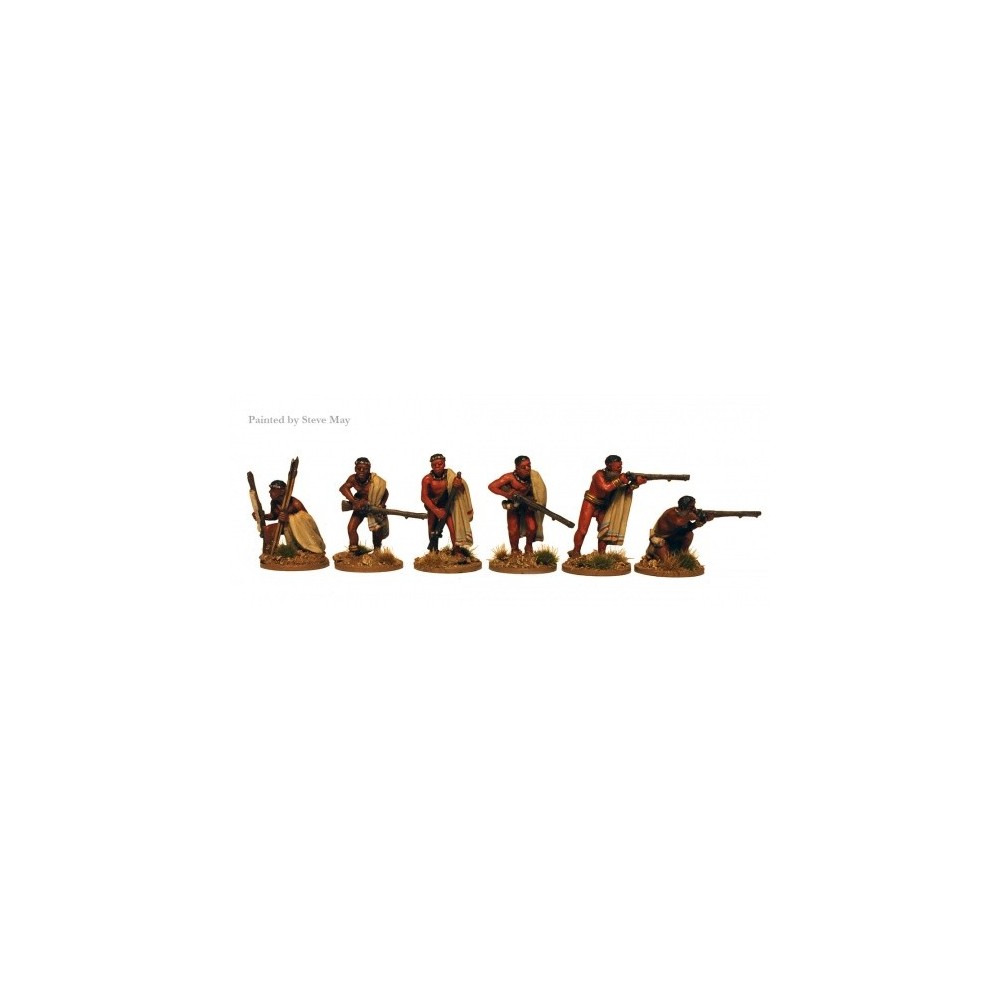 Xhosa skirmishing with muskets