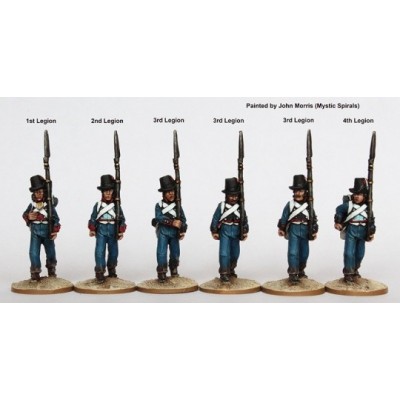 Fusiliers marching