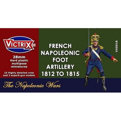 28mm French Napoleonic Artillery 1812 to 1815