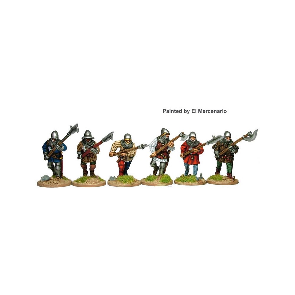 Infantry advancing/running with polearms Infantry advancing/running with polearms